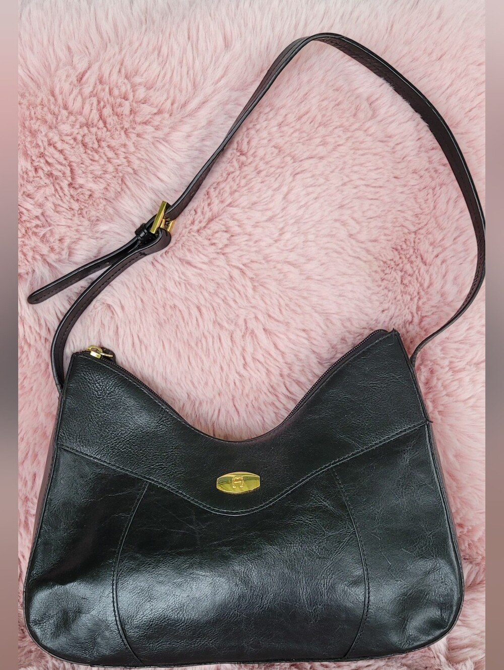 Vintage 70s 80s ETIENNE AIGNER Leather Shoulder Bag Handbag